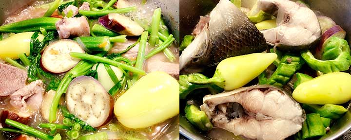 food for lenten season - Bangus sinigang